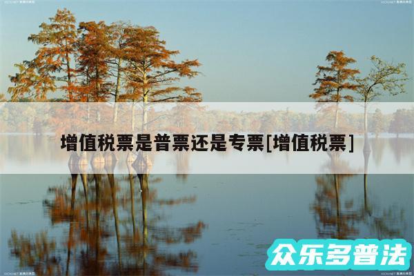 增值税票是普票还是专票及增值税票