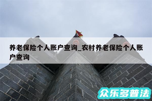 养老保险个人账户查询_农村养老保险个人账户查询