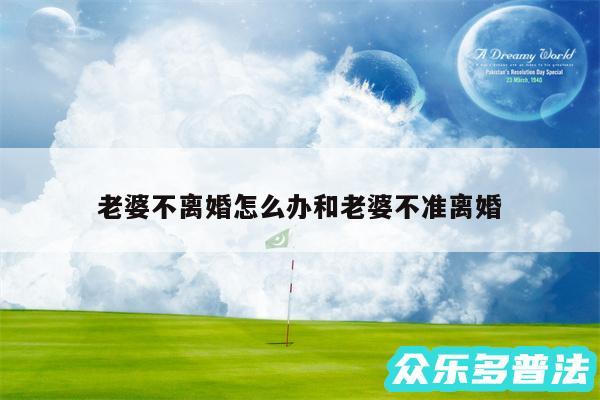 老婆不离婚怎么办和老婆不准离婚