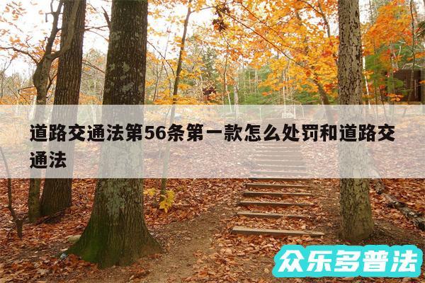 道路交通法第56条第一款怎么处罚和道路交通法