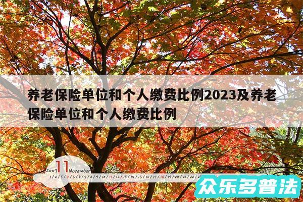 养老保险单位和个人缴费比例2024及养老保险单位和个人缴费比例