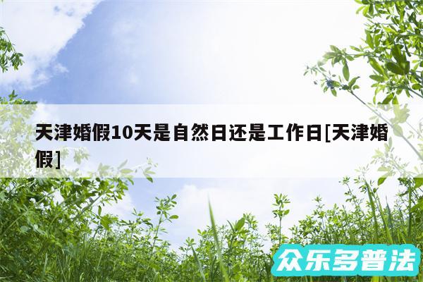 天津婚假10天是自然日还是工作日及天津婚假