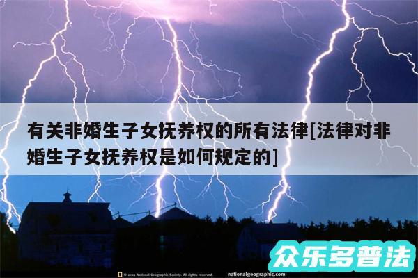 有关非婚生子女抚养权的所有法律及法律对非婚生子女抚养权是如何规定的