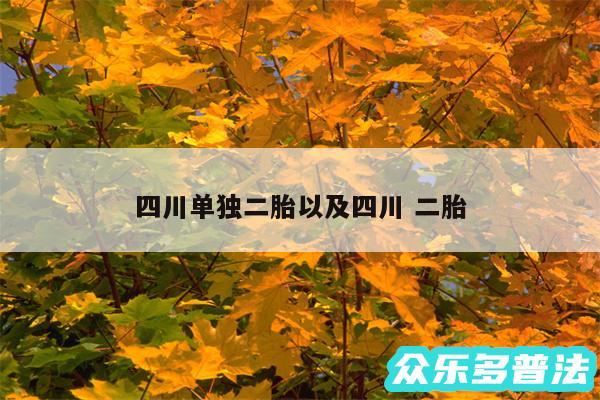 四川单独二胎以及四川 二胎