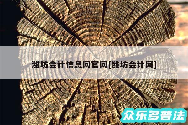 潍坊会计信息网官网及潍坊会计网