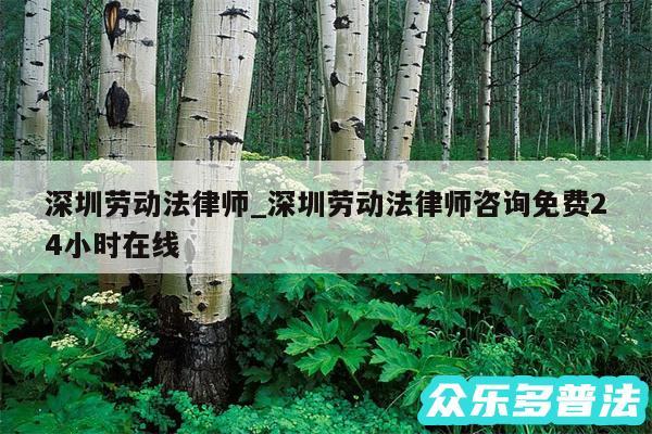 深圳劳动法律师_深圳劳动法律师咨询免费24小时在线